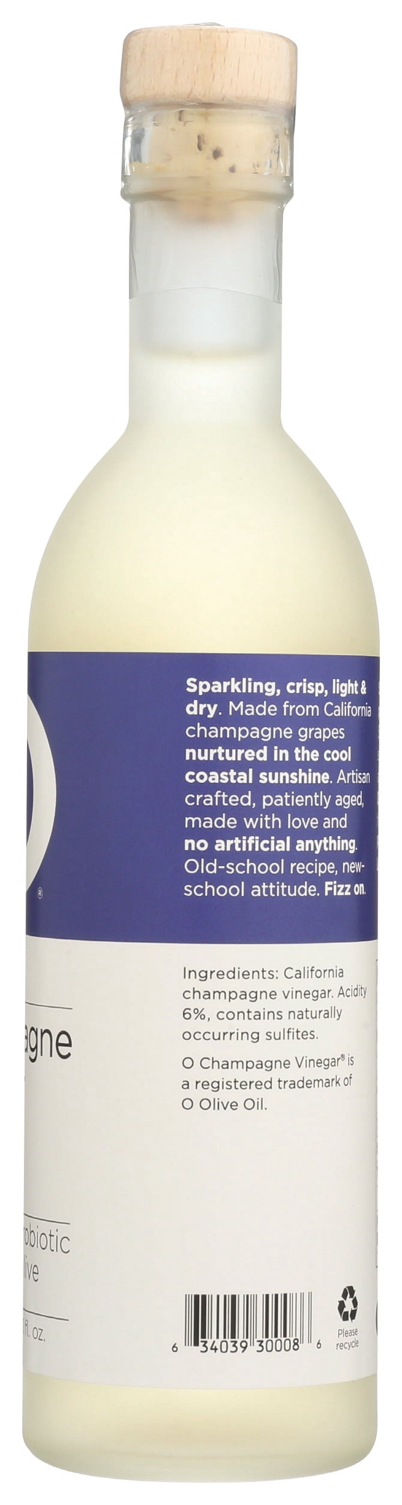 Pack of 6, O California Champagne Vinegar, 10.1 fl oz