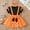 hwj# Orange20, variant on Girls Baby Toddler Romper Dress Short Puff Sleeve Smocked Ruffles Bows Prints Bodysuits With Headband 2 Piece Fashionable Elegant Cozy Summer Set,Red,6-12 Months
