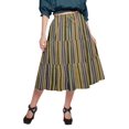 thumbnail image 1 of Moomaya Jupe en Coton avec Taille Élastique à Enfiler Jupe Évasée Imprimée Tenue d'Été, 1 of 5