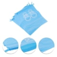 thumbnail image 3 of Unique Bargains 10 Pcs Sneakers Pattern Dustproof Shoe Dust Bag Shoes Storage Bag Portable Drawstring Storage Bag Blue, 3 of 5