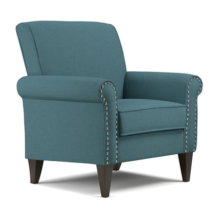 Arm Chair Beds - Jean Arm Chair in Linen in Caribbean Blue