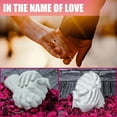 thumbnail image 4 of Christmas Casting Hand Kit Statue Molding DIY Large Plaster Holding Hands Home DIY, 4 of 9