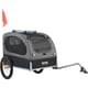 thumbnail image 1 of Remolque para bicicleta para perros VEVOR soporta un marco plegable de 40 kg, negro/gris, 1 of 9