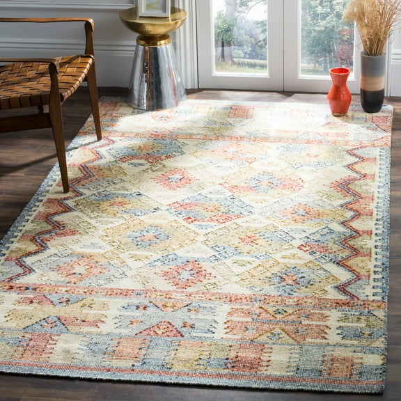 SAFAVIEH Canyon Bertina Southwestern Area Rug, Ivory/Multi, 8' x 10'