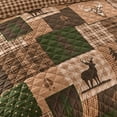 thumbnail image 5 of Your Lifestyle by Donna Sharp Green Forest by Donna Sharp 2PC Twin Rustic Lodge Quilt Set, 5 of 11