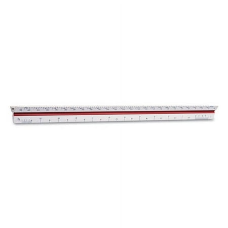 Triangular Scale, Plastic, 12" Long, Architectural, Color-Coded | Bundle of 2 Each