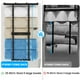 thumbnail image 3 of Estante de almacenamiento de toallas de baño STWWO montado en la pared de metal negro, 3 of 7
