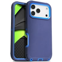 For Apple iPhone 17 Pro Max Case Shockproof Dust/Drop Proof 3 in 1 Full Body Rugged Heavy Duty Durable Cover Blue