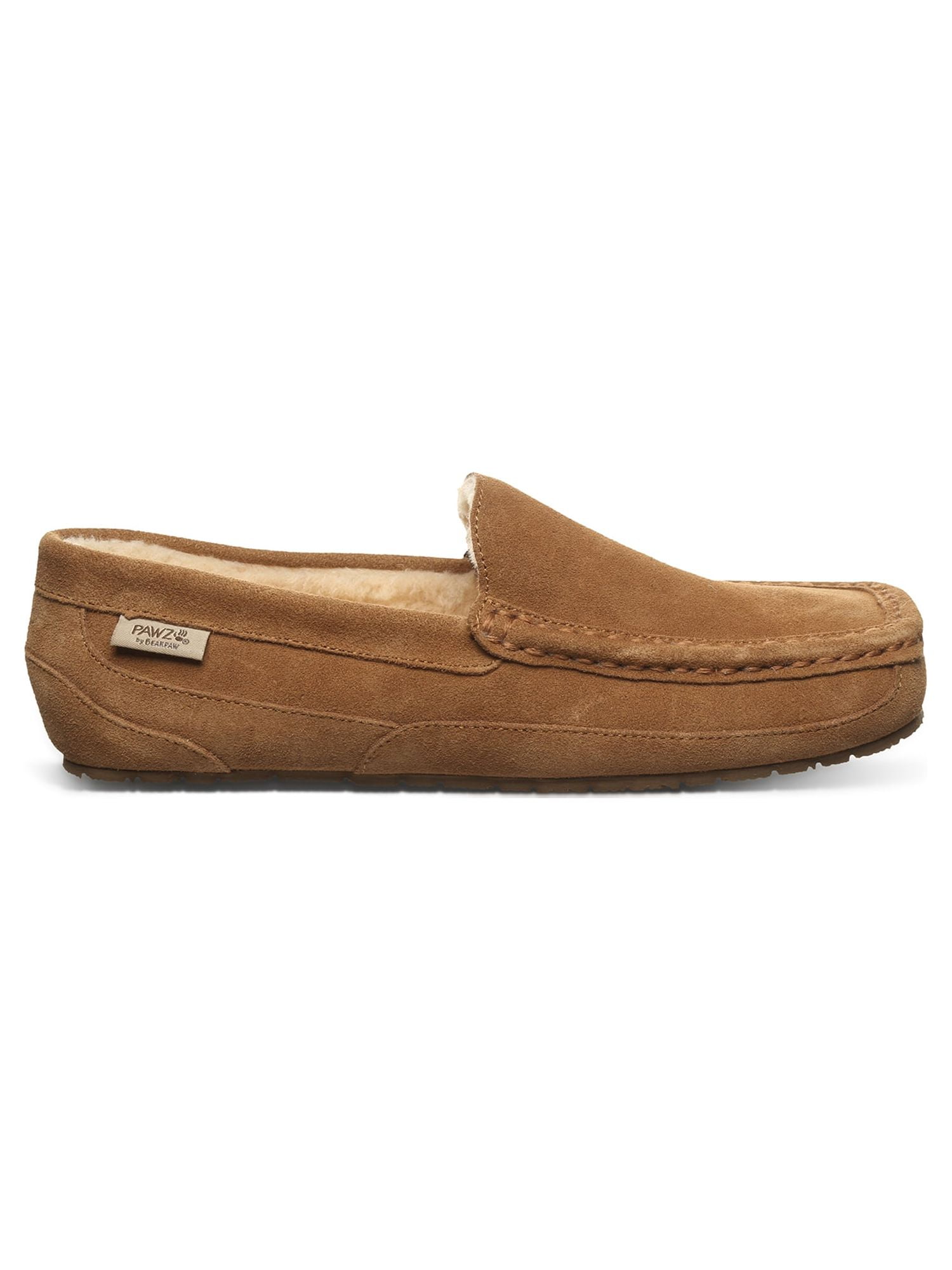 Pawz by Bearpaw Men's Caleb Genuine Suede Moccasin Slippers