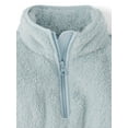 thumbnail image 3 of The Children's Place Girls Long Sleeve Sherpa Half Zip Pullover, Sizes XS-XXL, 3 of 3