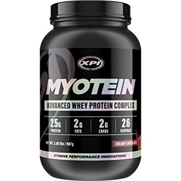 Myotein Protein Powder (Creamy Chocolate, 2lbs) - Best Whey Protein Powder Complex - Great Tasting (Best Protein Foods For Runners)