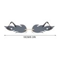 thumbnail image 4 of Lunettes de Soleil Flamme Individuelles Design Unique Élégant Résistant aux Chocs Léger Durable Apparence Exquise Lunettes Cool Type 4, 4 of 6