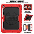 thumbnail image 3 of paquete de funda para iPad mini 4/mini 5 (2015/2019) para niños/protector de pantalla con soporte para bolígrafo | Funda protectora resistente a los golpes con correa de mano para iPad Mini 2015/2019, 3 of 4