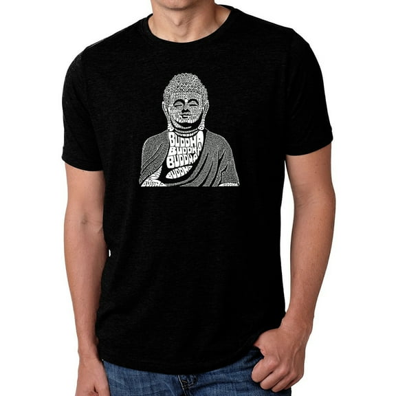 Men's Premium Blend Word Art T-shirt - Buddha