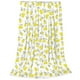 thumbnail image 2 of Balery Yellow Lemon Leaves Manta de Felpa Suave y Acogedora – Cobija de Franela Aterciopelada para Cama, Lavable y Cálida para Sofá, Mascotas, Transpirable-50"x40", 2 of 7