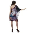 thumbnail image 4 of Moomaya One Shoulder Maxi Dresses Women Printed Plus Size Kaftan Beach Dress, 4 of 6