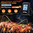 thumbnail image 4 of AUOSHI 500FT Wireless Meat Thermometer with Dual Probes for Grill & Smoker, 4 of 7