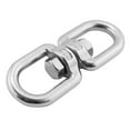 thumbnail image 4 of Almencla 5-6pack Stainless Steel Swivel Double Loops Hook Connector Two Ended Link 6 Pcs, 4 of 8