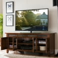 thumbnail image 4 of Leick Home 89360 Rustic Oak TV Stand with Slate Tiles and Enclosed Storage For 65" TV, Distressed Rustic Autumn, 4 of 18