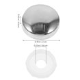 thumbnail image 4 of Miangastore Nut Caps Bright Silver 100Set 0.79X0.79X0.35In, 4 of 8