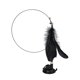 thumbnail image 1 of Juguete interactivo para gatos de interior, juguetes con plumas para gatos, cuerdas telescópicas de entrenamiento, juguetes para gatos con ventosa negro, 1 of 9