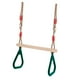 thumbnail image 3 of Columpio de trapecio con anillos de plástico para gimnasio interiores Verde Sunnimix Juguetes para columpios al aire libre, 3 of 5