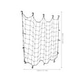 thumbnail image 2 of RUNROTOO Car Roof Rack Cargo Carrier for Prevent Sliding Black Rubber Rectangular Mesh for Car Owners 1 Cargo Net, 2 of 8