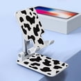 thumbnail image 1 of Black Irregular Graphic Mobile Phone Stand Desktop Tablet Holder Lazy Bedside Universal Support Foldable Extend Desk Stand For Cell Phone Foldable And Hoisting Multi-Function Telescopic For IPhone IPa, 1 of 5