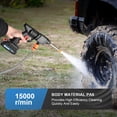 thumbnail image 4 of Cordless Pressure Washer 21V 2*Batteries Powered Portable Handheld for Car, Floor, Wall, Fence & Yard Cleaning - Home & Outdoor Use, 4 of 8