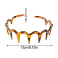 thumbnail image 3 of 2025 New U Shape Fashion Tooth Hair Comb Headband, Headband With Teeth, High Cranium Head Bands, Reversible, Non-Slip, 3 of 9