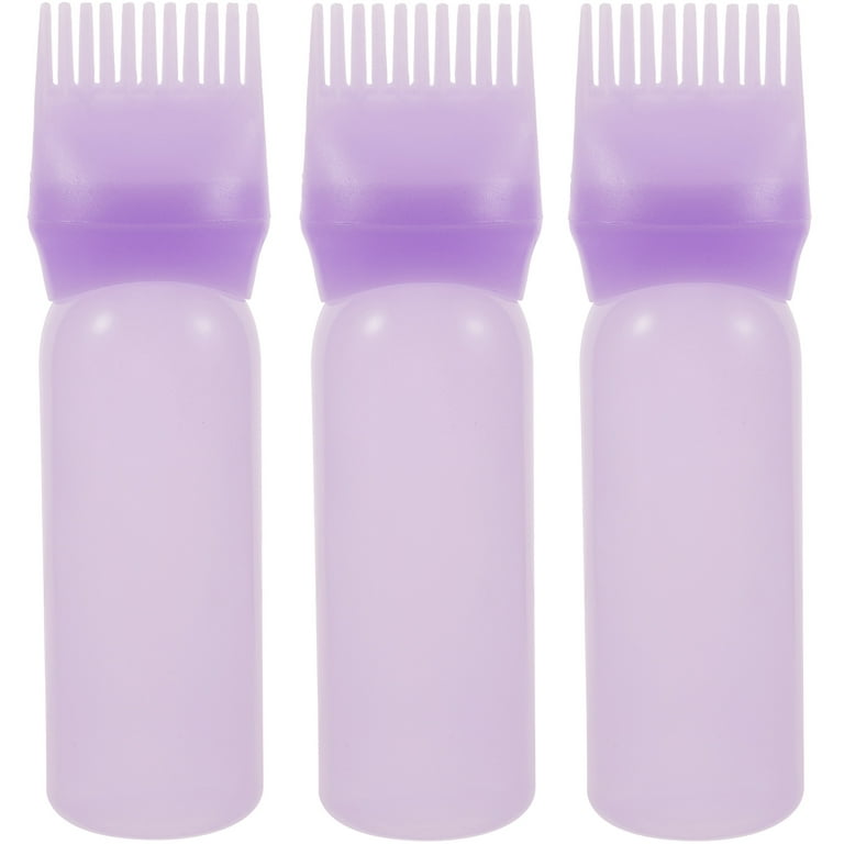 3pcs Root Comb Applicator Bottle Brush Root Comb Bottle for Hair Dye  Coloring Scalp Treatment Essential 