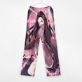 thumbnail image 3 of Demon Slayer Nezuko Pajama Pants Long Sleep Pants Soft Elastic Waist PJ Bottoms Lounge Pants, 3 of 7