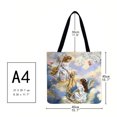 thumbnail image 3 of Bolso De Hombro Con Estampado De Ángeles, Bolso De Mano Grande Informal, 40X40Cm Likrtyny Arte Deco, 3 of 3