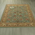 thumbnail image 5 of Ottomanson Non-Slip Area Rug for Living Room 5' x 6'6" Durable Low Profile Carpet, Seafoam Floral, 5 of 8