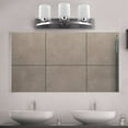 thumbnail image 2 of Costway 3 Light Glass Wall Sconce Modern Pendant Lampshade Fixture Vanity Metal, 2 of 9