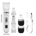 thumbnail image 3 of Fesfesfes Dogs Paw Clipper,Low Noise Dog Clippers for Grooming,Cordless Rechargeable Dog Hair Clipper,Widen Blade Cats Pet Hair Clipper, 3 of 6