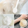 thumbnail image 2 of Long Handle Shower Dry Body Brush Scrubber Exfoliate Brush✨. Soft Bath U0W9, 2 of 4