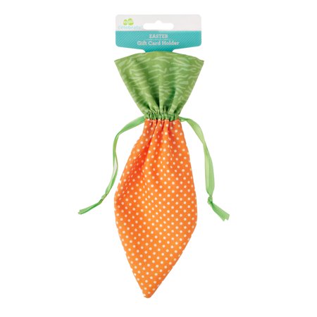 Way To Celebrate Easter Gift Card Holder, Dotted Carrot