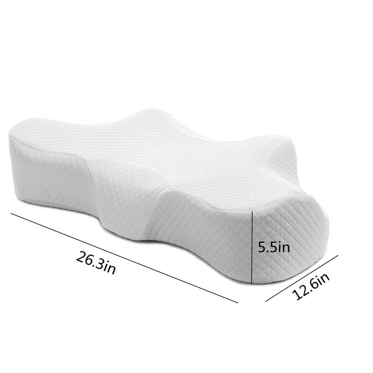 Spodiia Curve Back Support Pillow Body Memory Foam Pillow For