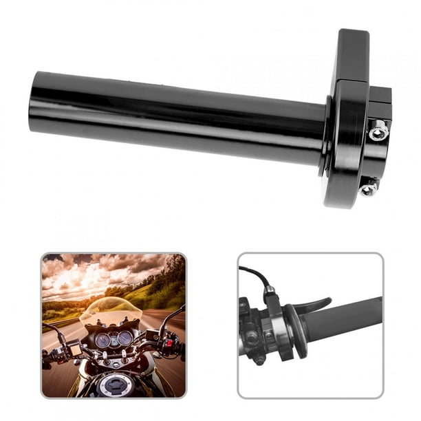 Puño de giro del acelerador, manillar de motocicleta modificado de aluminio de 22 mm, manillar de aluminio resistente y duradero