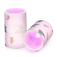 thumbnail image 7 of Yayeee Flameless Candles with Remote Flickering Battery Operated Multi Color Changing, Bunnies and Carrots, 7 of 7
