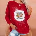 thumbnail image 2 of Sudaderas de Acción de Gracias Para Mujer Suéter de Cuello Redondo Blusa Suelta Tops Sin Capucha Odeerbi ODB204272, 2 of 7
