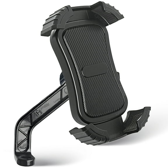 Lyn666 Motorcycle Phone Holder with Vibration Dampener,  Phone Holder for Motorcycle Rearview Mirror with 360° Rotation for iPhone 16/15/ 14/13 Pro Max, 4.5-7.2 Inch