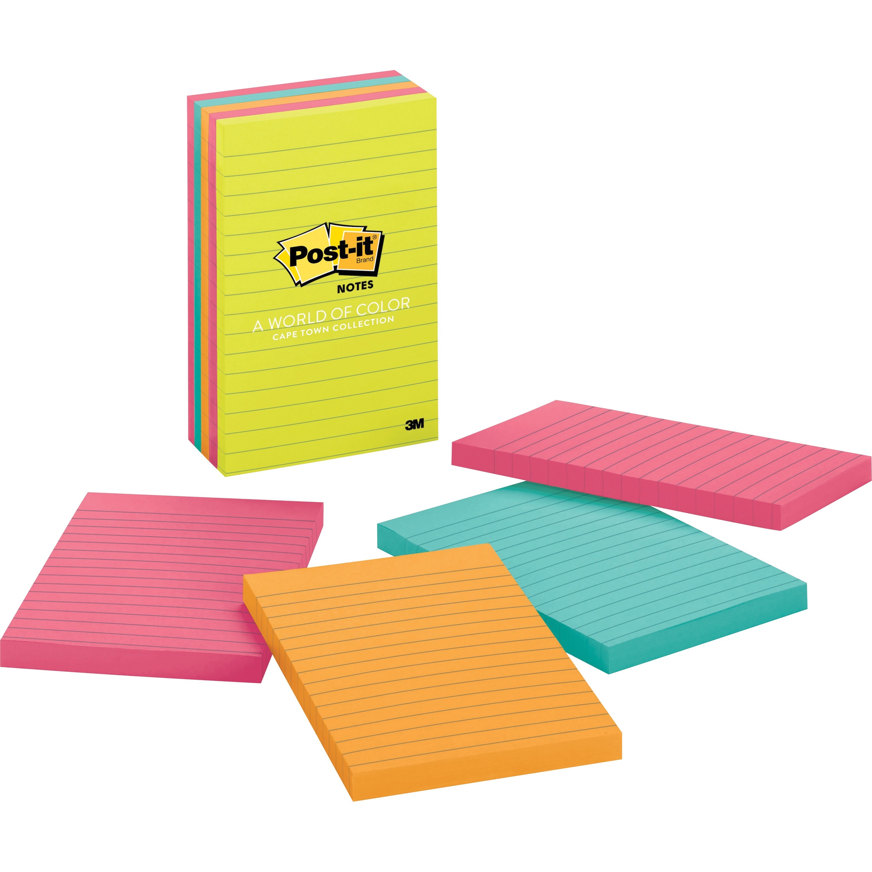 Postit®, MMM6605AN, Notes Original Notepads Cape Town Color