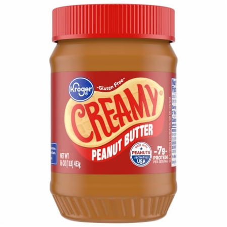 2X-KR Brand Creamy Peanut Butter - 16 oz