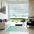 thumbnail image 6 of Ahgly Company Indoor Rectangle Patterned Pale Turquoise Blue Novelty Area Rugs, 7' x 10', 6 of 6