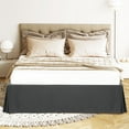 thumbnail image 1 of PiccoCasa Bed Skirt Double Brushed Microfiber with Dust Ruffle, Twin Dark Gray, 1 of 7