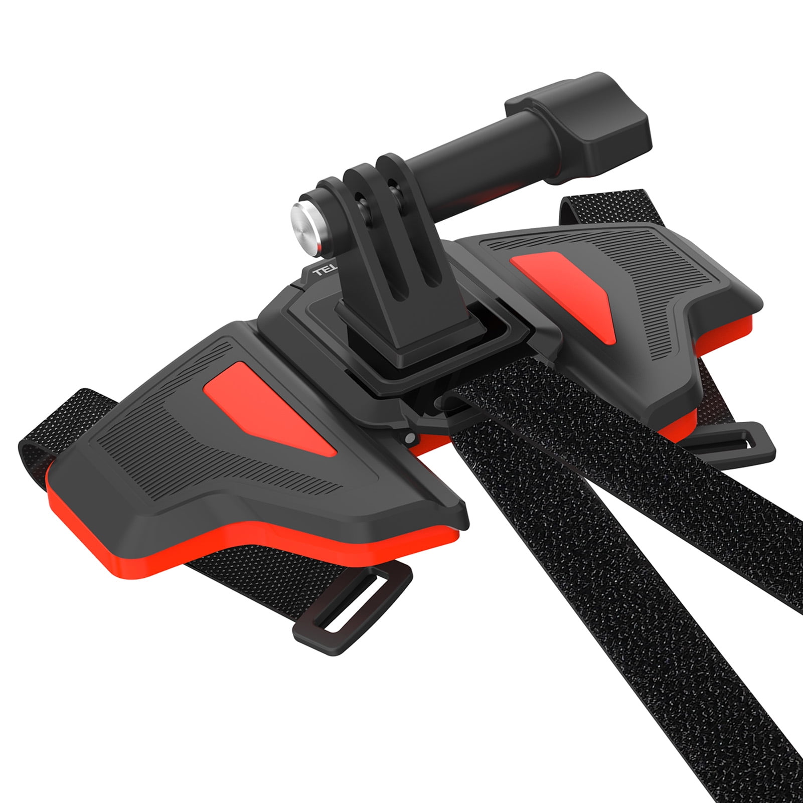 TELESIN GP-HBM-MT2 Second Motorcycle Helmet Mount Strap Flodable Front Chin Mount Compatible with GoPro Hero 9 8 7 6 5 Osmo ACTION ONE R