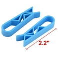 thumbnail image 2 of Uxcell 15 piezas Clips de plástico azul para sujetar bolsas de basura, 2 of 5