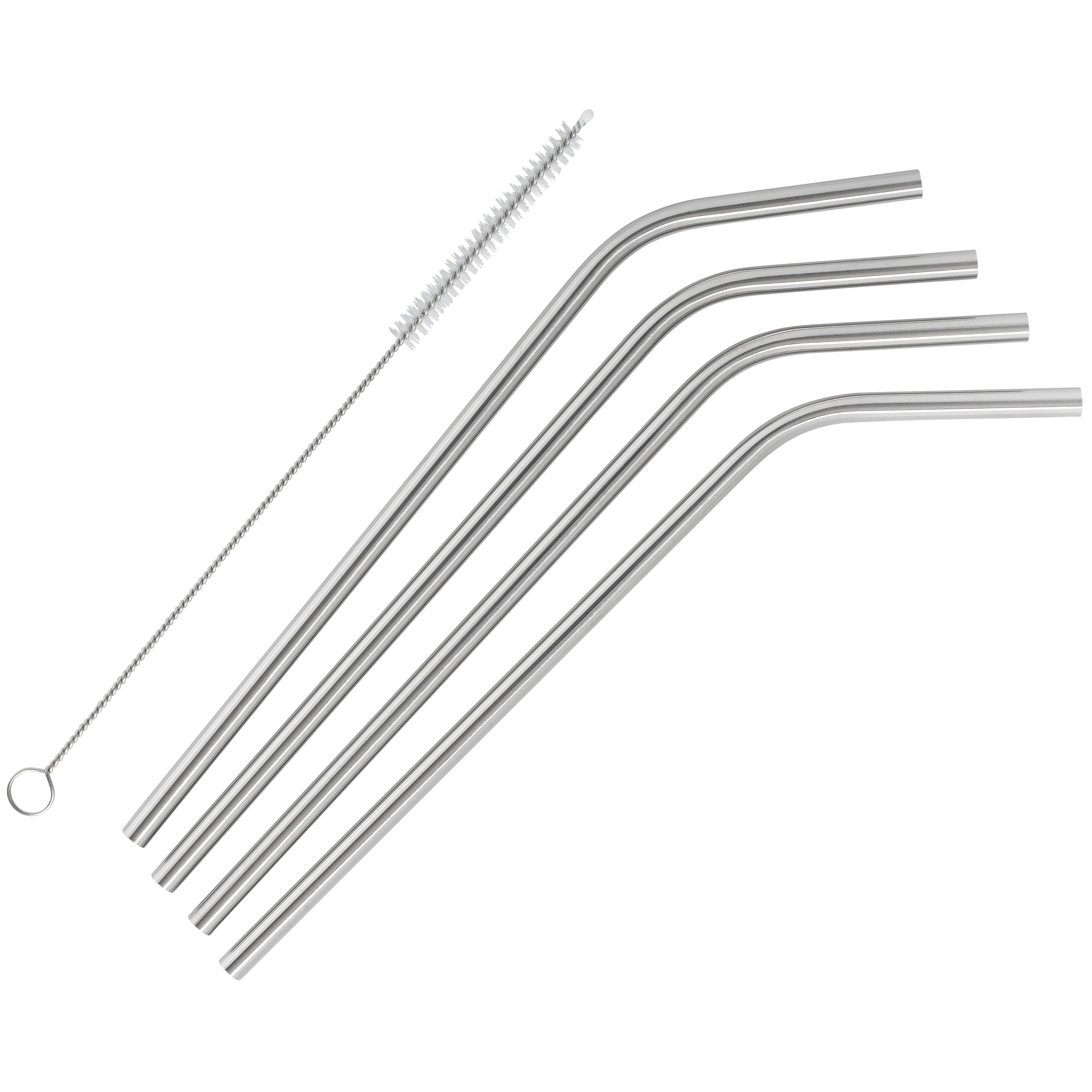 Simple Modern Stainless Steel Straws - 4 Pack with Cleaning Brush for ...